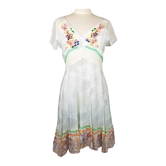 DESIGUAL Boho Floral Festival Dress - Picture 4 of 11